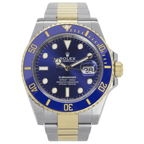 rolex submariner bi metal black face